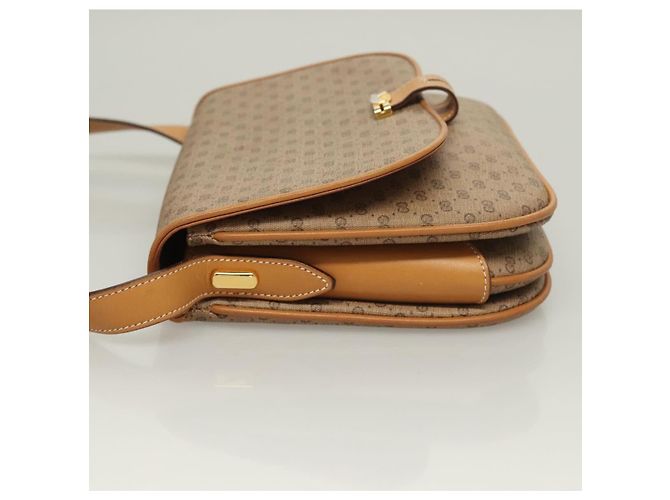 Gucci Borsa a spalla Micro GG Supreme PVC Beige Oro Auth ki5787 D'oro - vista 5