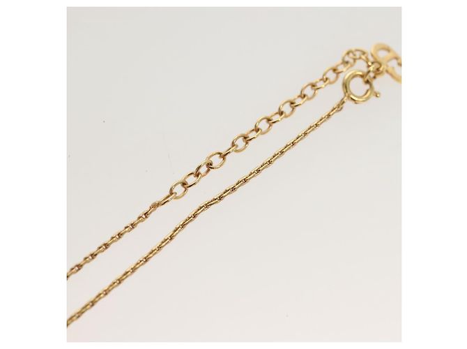 Collana Christian Dior metallo oro Auth SW947 D'oro - vista 14