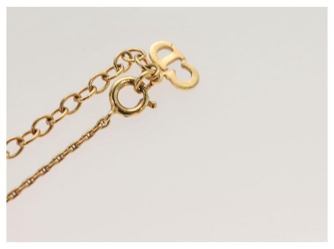 Collana Christian Dior metallo oro Auth SW947 D'oro - vista 15