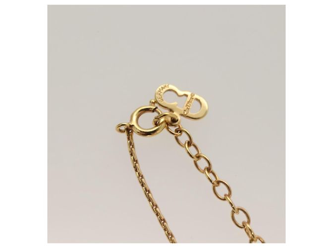 Collana Christian Dior metallo oro Auth SW947 D'oro - vista 8