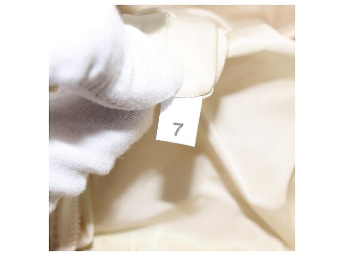 PRADA Borsa a mano in nylon beige Auth bs27127 - vista 12