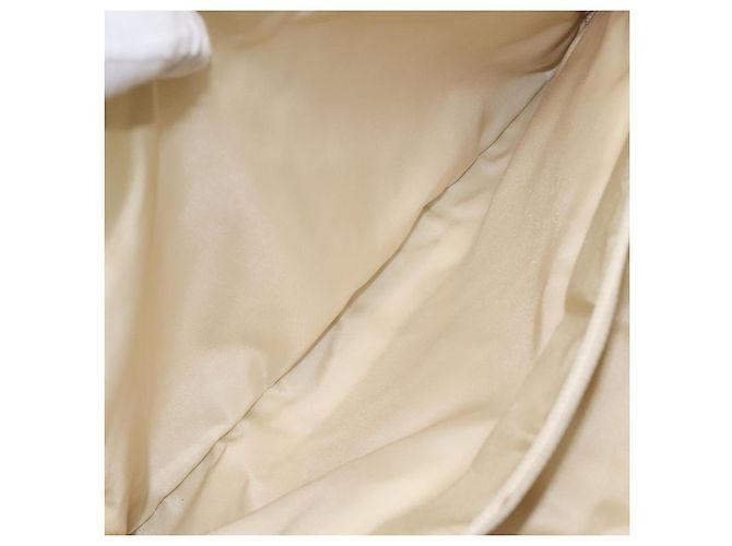PRADA Borsa a mano in nylon beige Auth bs27127 - vista 21