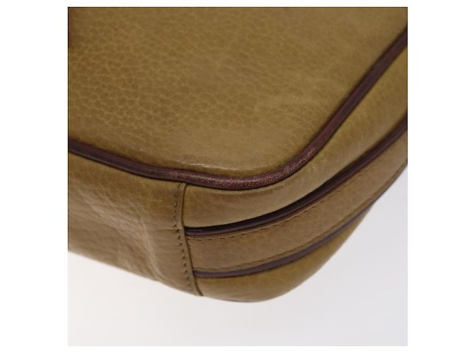CARTIER Borsa a Spalla Must Line Pelle Marrone Oro Auth BA3580 D'oro - vista 10