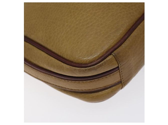 CARTIER Borsa a Spalla Must Line Pelle Marrone Oro Auth BA3580 D'oro - vista 11