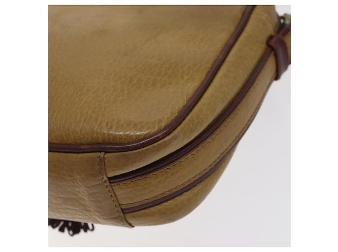 CARTIER Borsa a Spalla Must Line Pelle Marrone Oro Auth BA3580 D'oro - vista 12