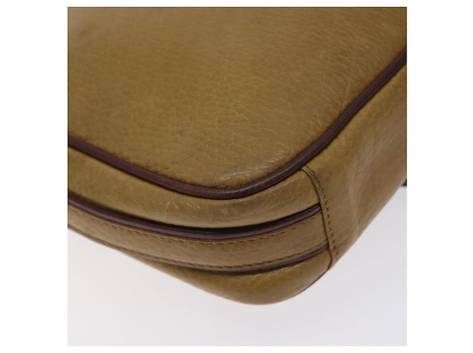 CARTIER Borsa a Spalla Must Line Pelle Marrone Oro Auth BA3580 D'oro - vista 13
