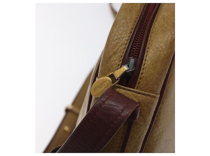 CARTIER Borsa a Spalla Must Line Pelle Marrone Oro Auth BA3580 D'oro - vista 16