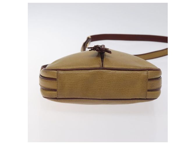 CARTIER Borsa a Spalla Must Line Pelle Marrone Oro Auth BA3580 D'oro - vista 9