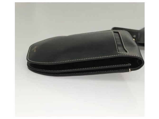 Borsa a vita in pelle nera e oro Burberry Auth bs27391 Nero D'oro - vista 4