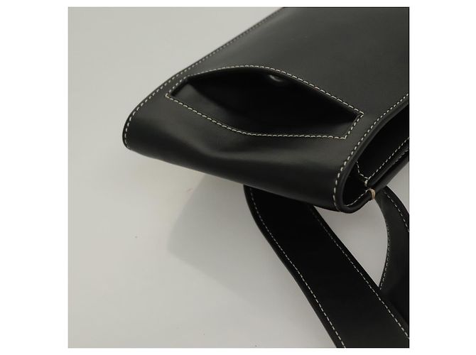 Borsa a vita in pelle nera e oro Burberry Auth bs27391 Nero D'oro - vista 5