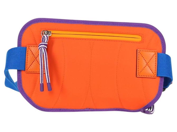 Borsa a vita GUCCI Nylon Argento Viola 752102 Auth 127885M Porpora - vista 3