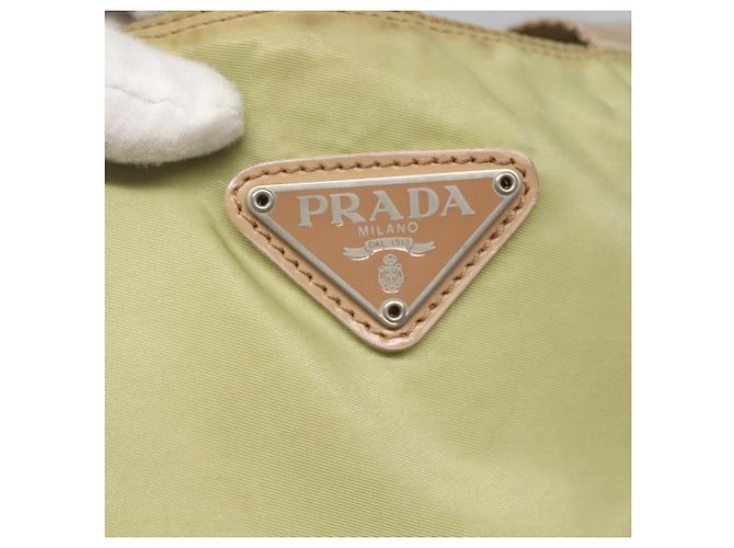 PRADA Tote Bag Nylon Hellgrün Auth 127872 - Ansicht 17