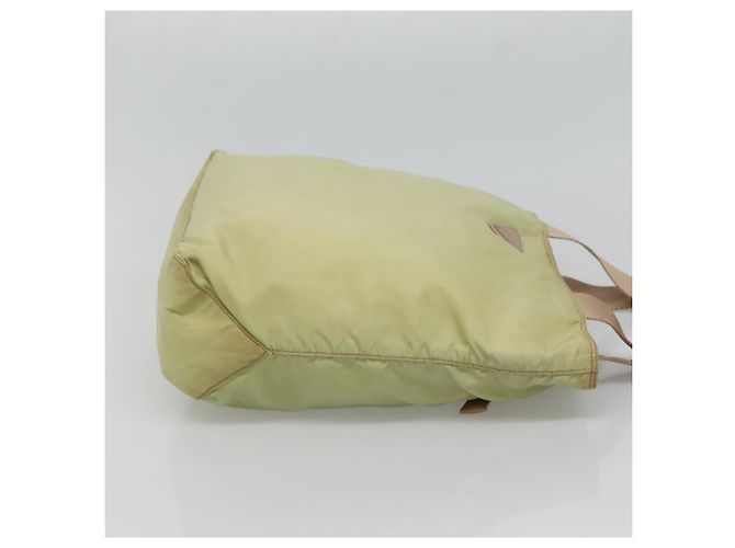 PRADA Tote Bag Nylon Hellgrün Auth 127872 - Ansicht 4