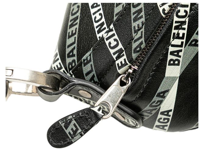 Marsupio souvenir Balenciaga Nero Verde - vista 6