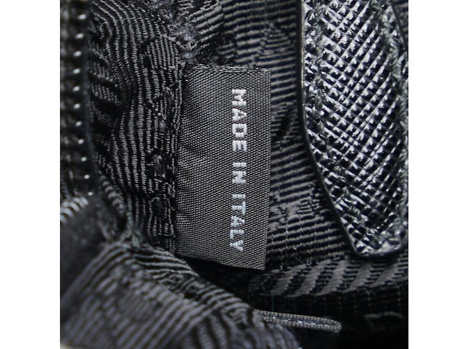 Bolso Triángulo Logo Re-Nylon de Prada Vera Negro - vista 10