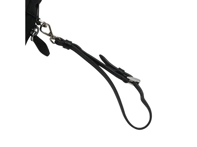 Bolso Triángulo Logo Re-Nylon de Prada Vera Negro - vista 6