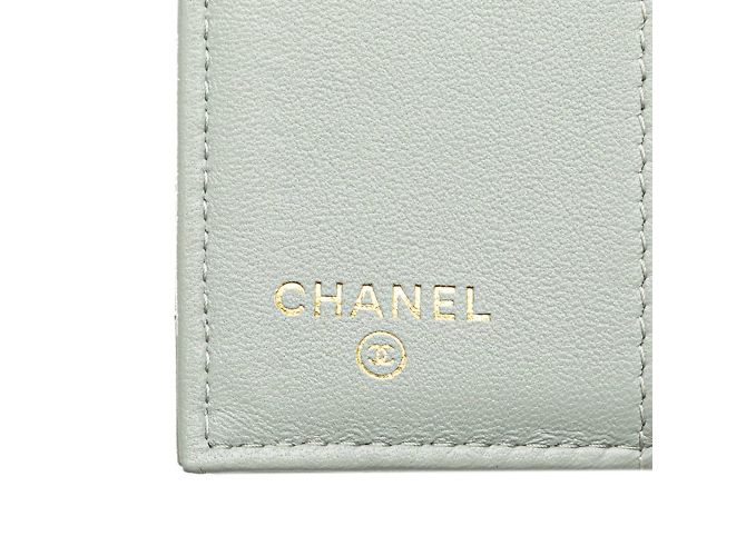 Carteira clássica matelassé Chanel pequena Marrom - vista 8