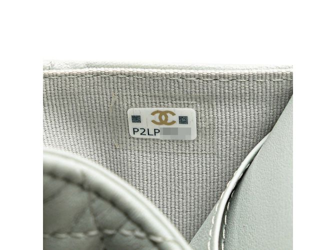 Carteira clássica matelassé Chanel pequena Marrom - vista 9