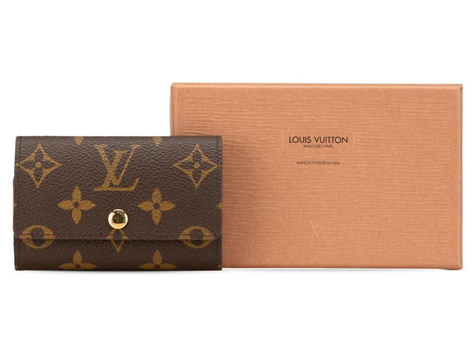 Schlüsseletui Multicle 6 Monogramm Louis Vuitton Braun - Ansicht 9