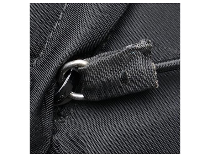 Bolsito con placa de logo triangular Prada Negro - vista 4