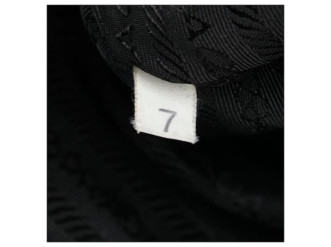 Bolsito con placa de logo triangular Prada Negro - vista 8