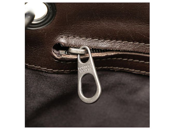 Borsa a tracolla Intrecciato di Bottega Veneta Marrone - vista 7