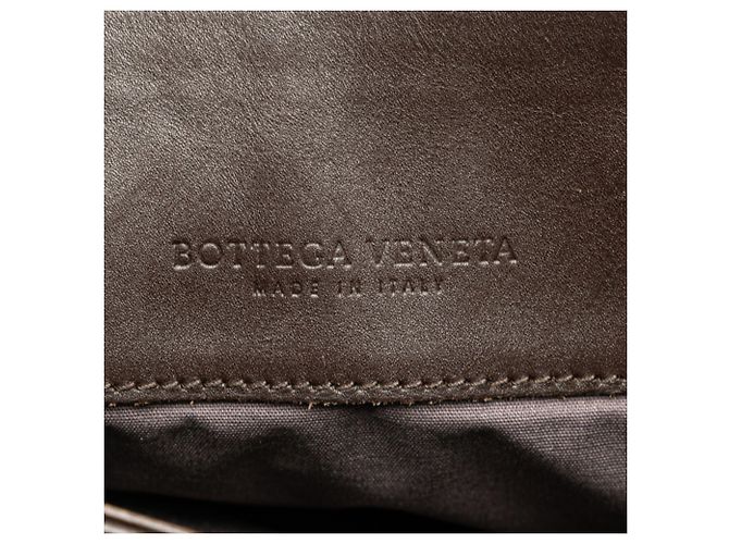 Borsa a tracolla Intrecciato di Bottega Veneta Marrone - vista 9