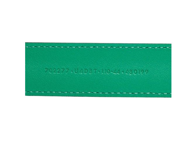 Grüner Leder Gürtel Gucci x Adidas - Ansicht 6