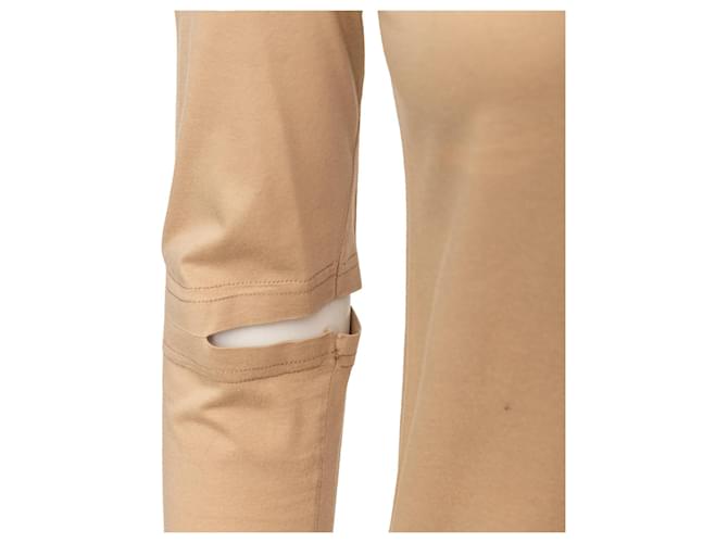 Camiseta con corte en el codo Helmut Lang Beige - vista 10