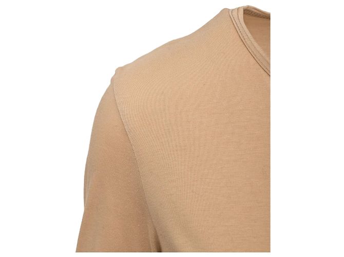Camiseta con corte en el codo Helmut Lang Beige - vista 7