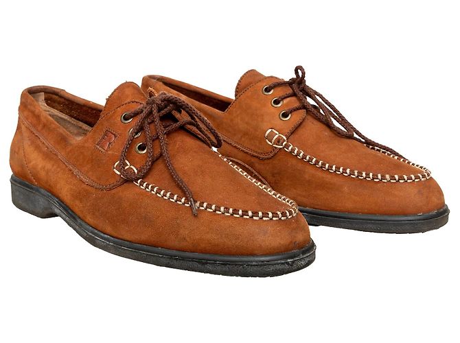Autre Marque Scarpe in suede Fratelli Rossetti Marrone - vista 4