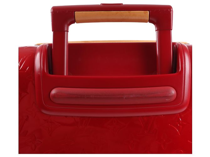 Valigia da Viaggio Louis Vuitton Vernis Pegase 45 in Rosso M91278 - vista 16