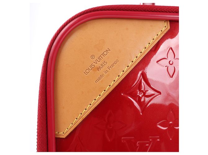 Valigia da Viaggio Louis Vuitton Vernis Pegase 45 in Rosso M91278 - vista 6