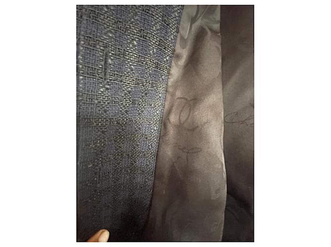 Chanel Jacken Schwarz Marineblau - Ansicht 5