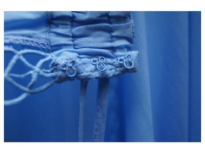 Autre Marque Light blue dress with drawstring bust - view 11