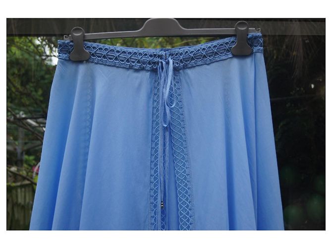 Autre Marque Light blue dress with drawstring bust - view 3