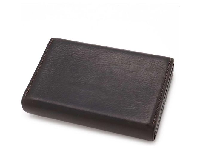 Hermès MC2 Newton Leather Card Case Brown Dark brown - view 2