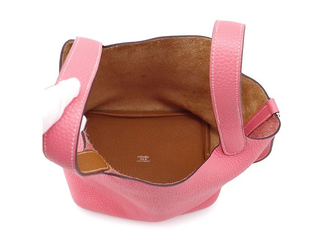 Hermès Bolsa Hermes Picotin Lock PM Rosa - vista 5