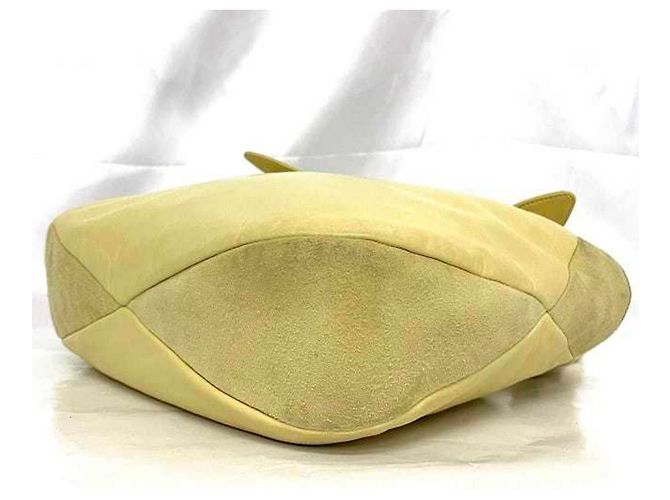 Loewe Gelbe Wildleder-Handtasche - Ansicht 4