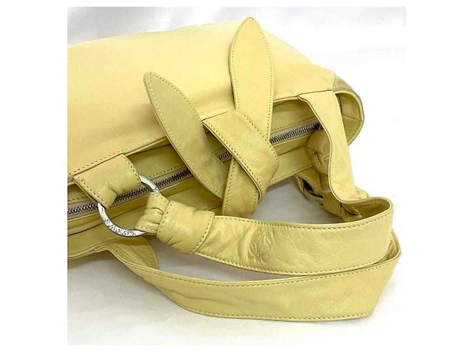 Loewe Gelbe Wildleder-Handtasche - Ansicht 7