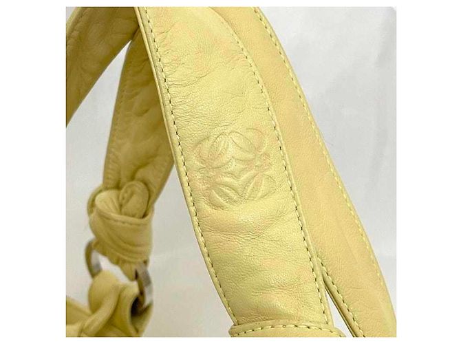 Loewe Gelbe Wildleder-Handtasche - Ansicht 9