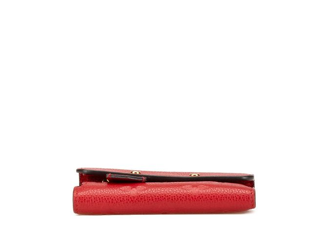 Billetera plegable Monogram Empreinte Louis Vuitton Roja Fucsia - vista 3
