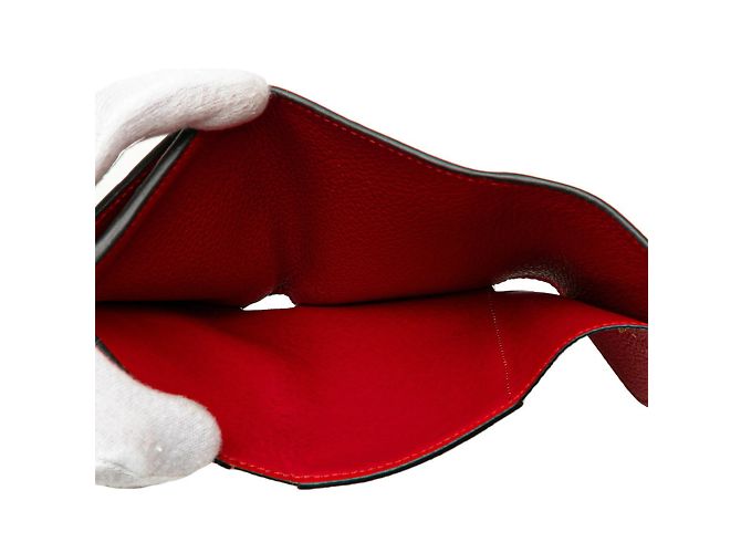 Billetera plegable Monogram Empreinte Louis Vuitton Roja Fucsia - vista 6