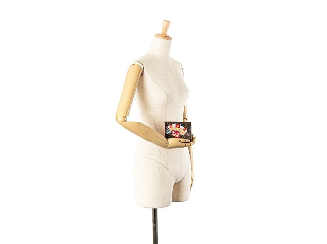 Portafoglio Tri-fold Victorine Vivienne Monogramma Louis Vuitton Marrone Rosa - vista 10