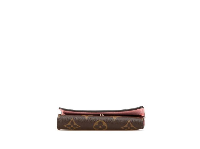 Portafoglio Tri-fold Victorine Vivienne Monogramma Louis Vuitton Marrone Rosa - vista 3