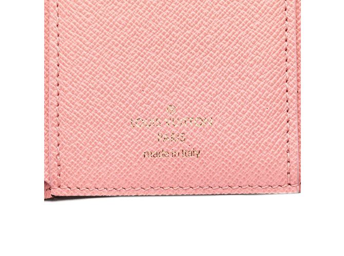 Portafoglio Tri-fold Victorine Vivienne Monogramma Louis Vuitton Marrone Rosa - vista 7