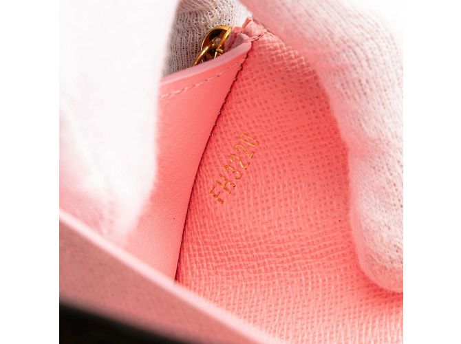 Portafoglio Tri-fold Victorine Vivienne Monogramma Louis Vuitton Marrone Rosa - vista 8