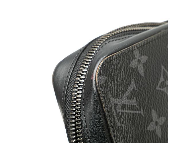 Louis Vuitton Monogram Eclipse Zippy XL Long Wallet Black - view 5