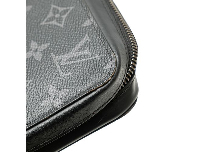 Louis Vuitton Monogram Eclipse Zippy XL Long Wallet Black - view 6