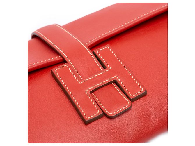 Hermès Rosso Swift Jige Elan 29 - vista 6